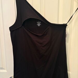 Torrid Elegant Black Asymmetrical Top
